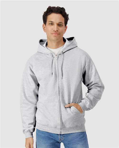 Gildan Softstyle® Full-Zip Hooded Sweatshirt SF600 Custom Embroidered Business Logo