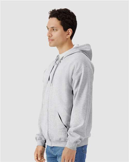 Gildan Softstyle® Full-Zip Hooded Sweatshirt SF600 Custom Embroidered Business Logo