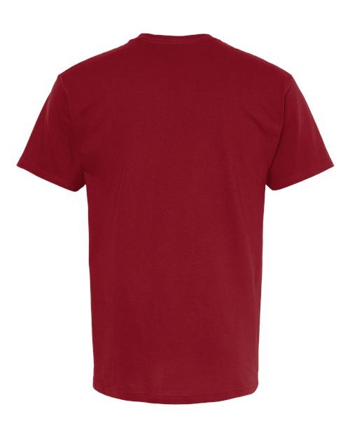 M&O Gold Soft Touch T-Shirt 4800 Cardinal Red