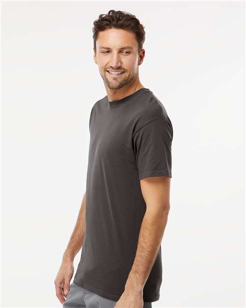 M&O Gold Soft Touch T-Shirt 4800 Charcoal