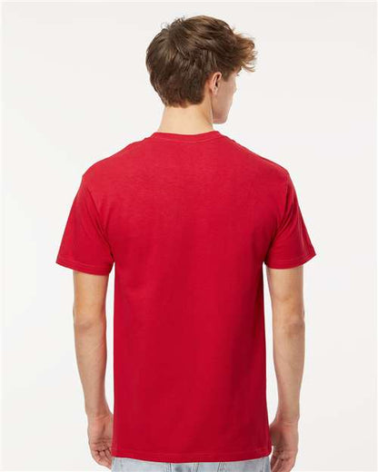 M&O Gold Soft Touch T-Shirt 4800 Deep Red