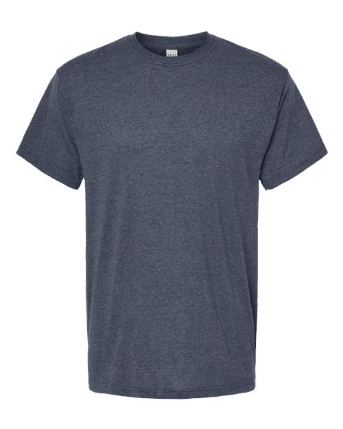 M&O Gold Soft Touch T-Shirt 4800 Heather Navy