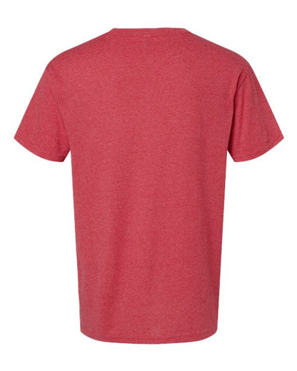 M&O Gold Soft Touch T-Shirt 4800 Heather Red
