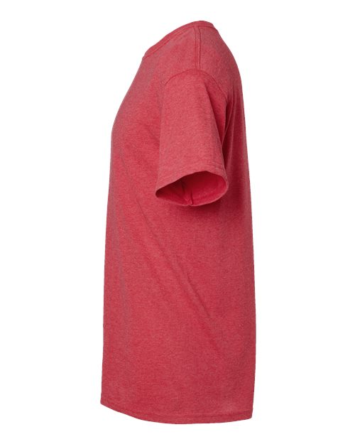 M&O Gold Soft Touch T-Shirt 4800 Heather Red