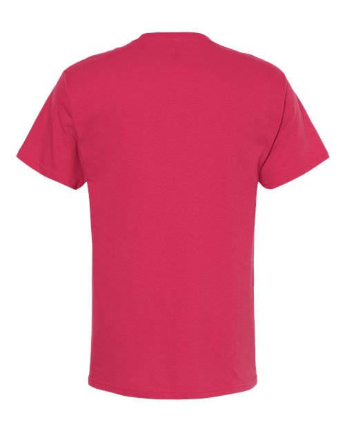M&O Gold Soft Touch T-Shirt 4800 Heliconia