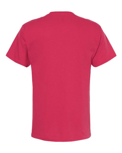 M&O Gold Soft Touch T-Shirt 4800 Heliconia