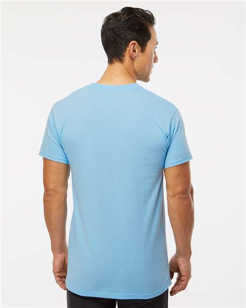 M&O Gold Soft Touch T-Shirt 4800 Light Blue