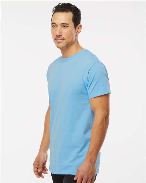 M&O Gold Soft Touch T-Shirt 4800 Light Blue