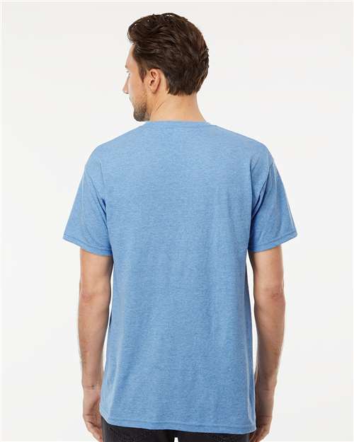 M&O Gold Soft Touch T-Shirt 4800 Light Blue Heather