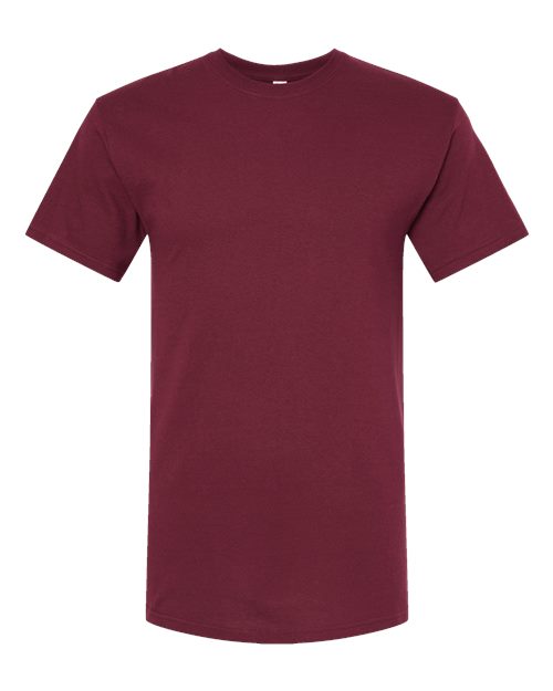 M&O Gold Soft Touch T-Shirt 4800 Maroon