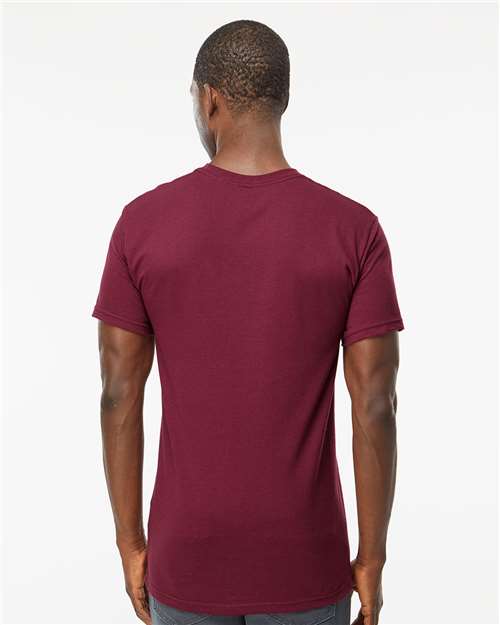 M&O Gold Soft Touch T-Shirt 4800 Maroon
