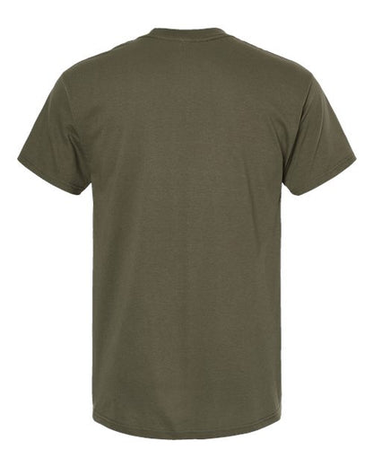 M&O Gold Soft Touch T-Shirt 4800 Military Green