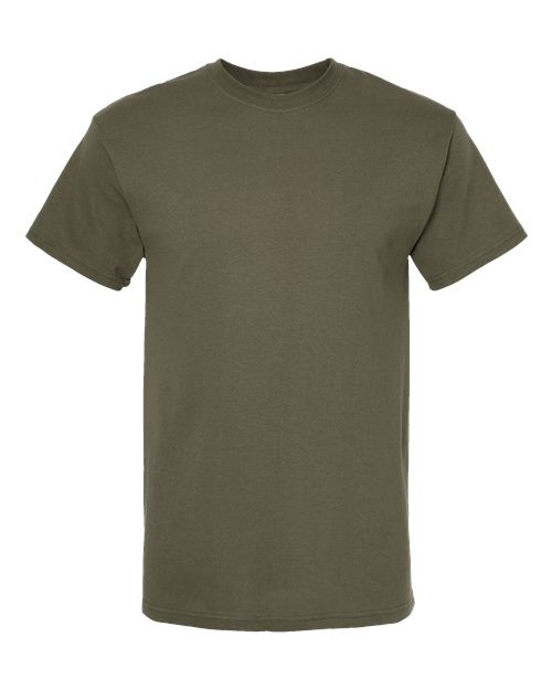 M&O Gold Soft Touch T-Shirt 4800 Military Green