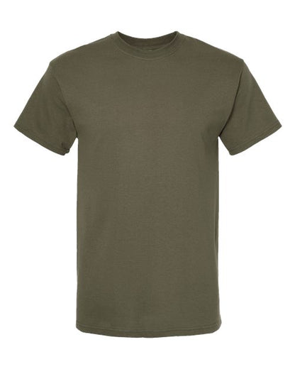 M&O Gold Soft Touch T-Shirt 4800 Military Green