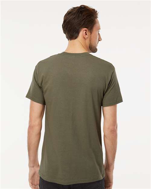 M&O Gold Soft Touch T-Shirt 4800 Military Green