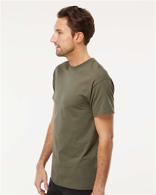 M&O Gold Soft Touch T-Shirt 4800 Military Green