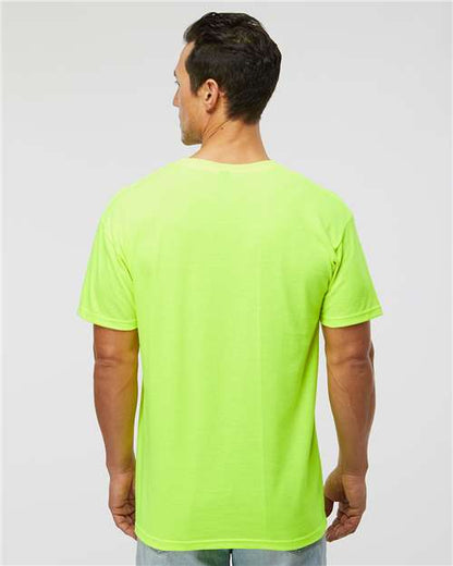 M&O Gold Soft Touch T-Shirt 4800 Safety Green
