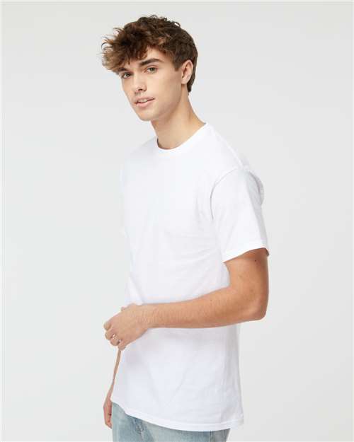 M&O Gold Soft Touch T-Shirt 4800 White