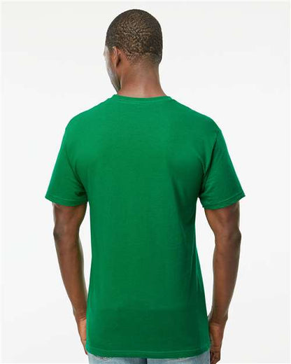 M&O Gold Soft Touch T-Shirt 4800 Fine Kelly Green