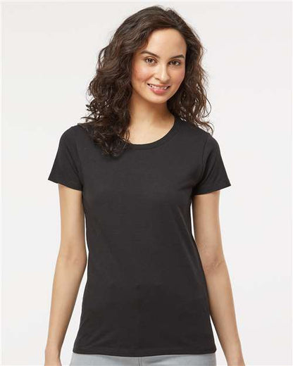 Custom Embroidered  M&O Women's Gold Soft Touch T-Shirt 4810  