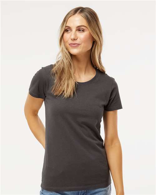 Custom Embroidered  M&O Women's Gold Soft Touch T-Shirt 4810  