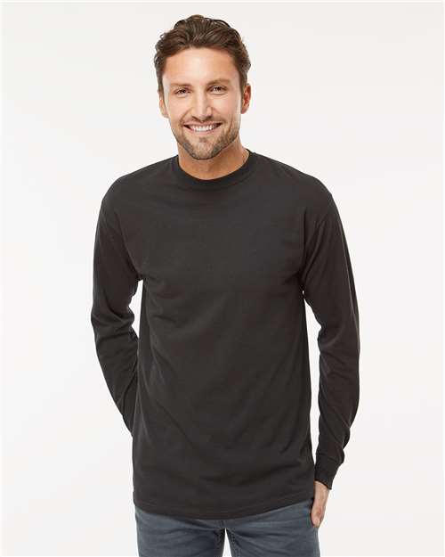 Custom Embroidered  M&O Gold Soft Touch Long Sleeve T-Shirt 4820  