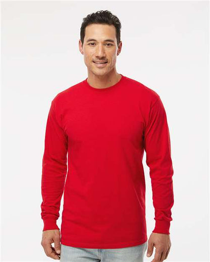 Custom Embroidered  M&O Gold Soft Touch Long Sleeve T-Shirt 4820  