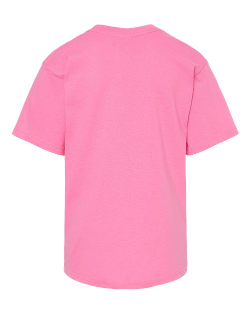 M&O Youth Gold Soft Touch T-Shirt 4850 Azalea