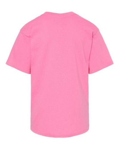 M&O Youth Gold Soft Touch T-Shirt 4850 Azalea