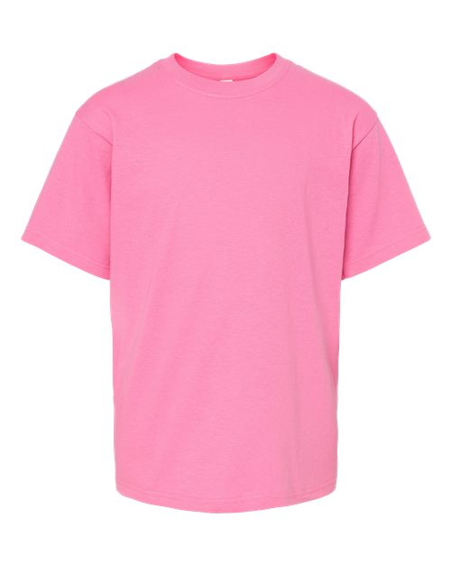M&O Youth Gold Soft Touch T-Shirt 4850 Azalea