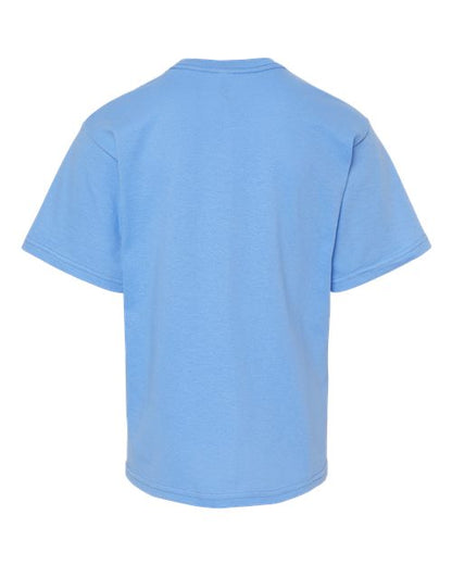 M&O Youth Gold Soft Touch T-Shirt 4850 Carolina Blue
