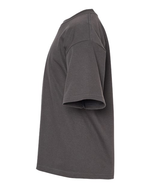 M&O Youth Gold Soft Touch T-Shirt 4850 Charcoal