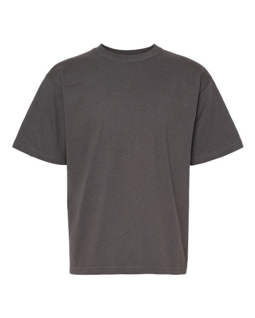 M&O Youth Gold Soft Touch T-Shirt 4850 Charcoal