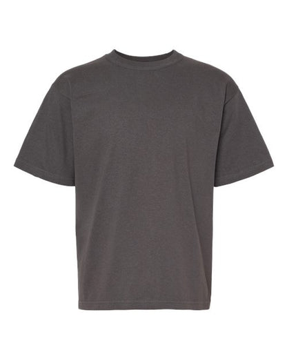 M&O Youth Gold Soft Touch T-Shirt 4850 Charcoal