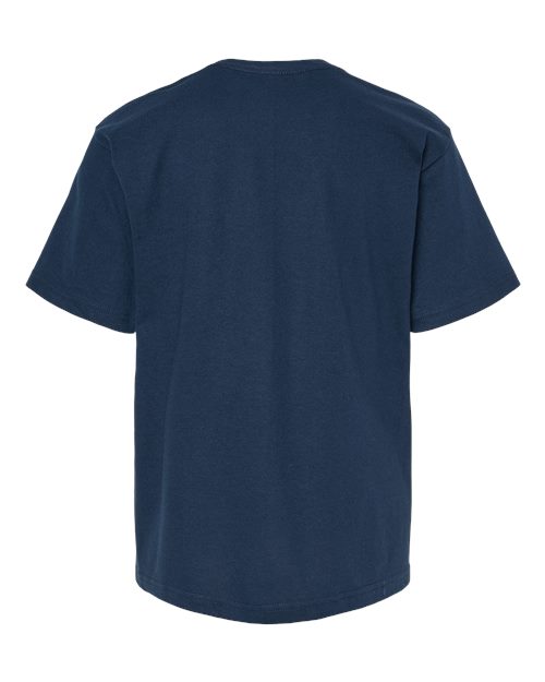 M&O Youth Gold Soft Touch T-Shirt 4850 Deep Navy