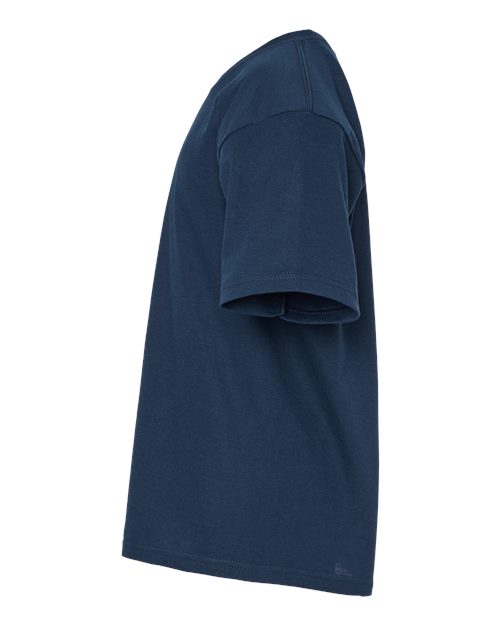 M&O Youth Gold Soft Touch T-Shirt 4850 Deep Navy