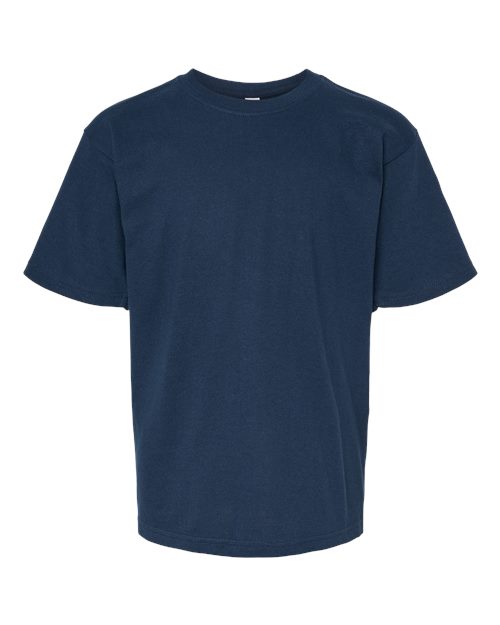 M&O Youth Gold Soft Touch T-Shirt 4850 Deep Navy
