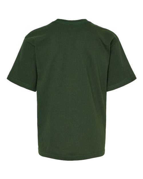M&O Youth Gold Soft Touch T-Shirt 4850 Forest Green