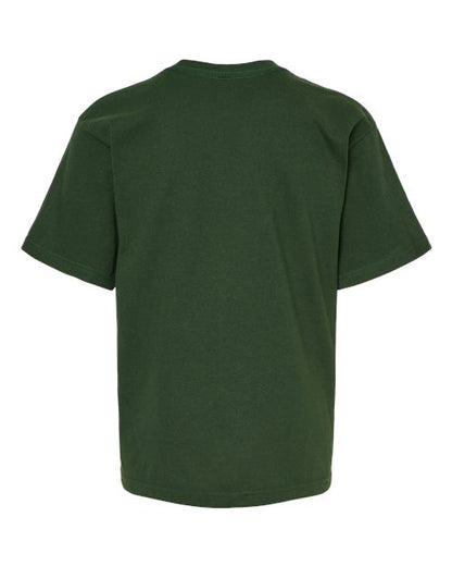 M&O Youth Gold Soft Touch T-Shirt 4850 Forest Green