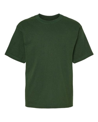 M&O Youth Gold Soft Touch T-Shirt 4850 Forest Green