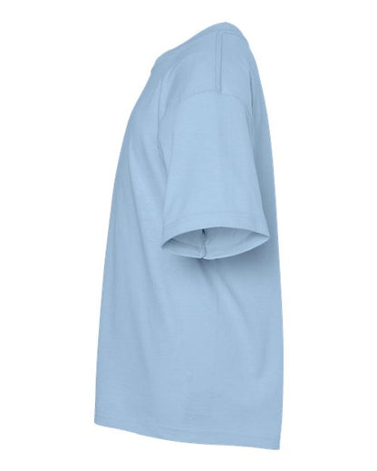 M&O Youth Gold Soft Touch T-Shirt 4850 Light Blue