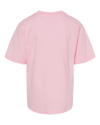 M&O Youth Gold Soft Touch T-Shirt 4850 Light Pink