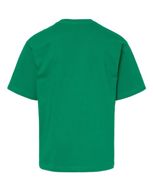 M&O Youth Gold Soft Touch T-Shirt 4850 Fine Kelly Green
