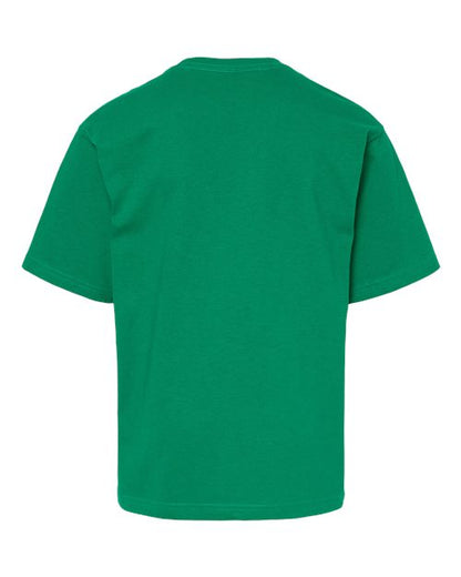 M&O Youth Gold Soft Touch T-Shirt 4850 Fine Kelly Green