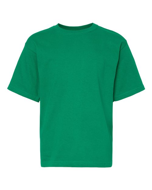 M&O Youth Gold Soft Touch T-Shirt 4850 Fine Kelly Green