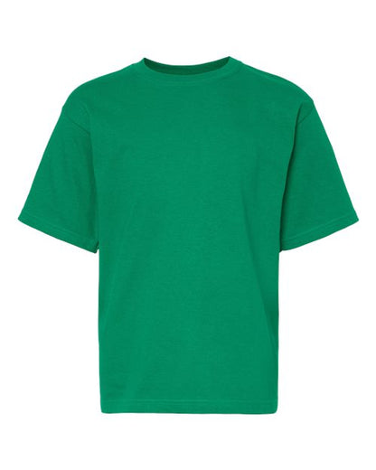 M&O Youth Gold Soft Touch T-Shirt 4850 Fine Kelly Green