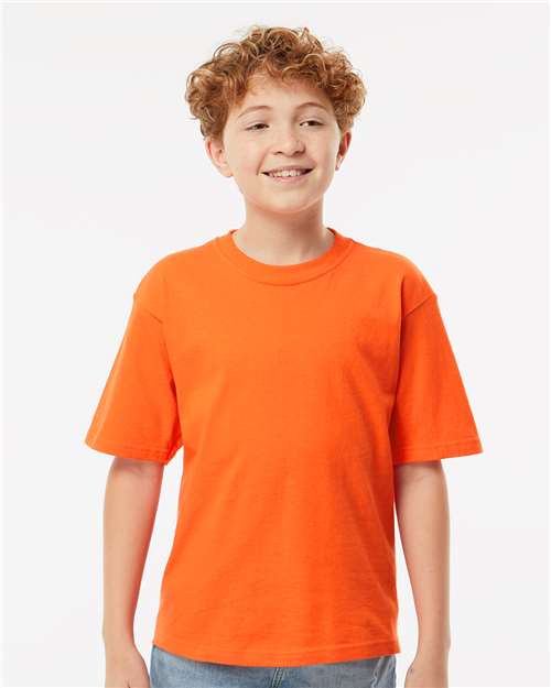 M&O Youth Gold Soft Touch T-Shirt 4850 Orange