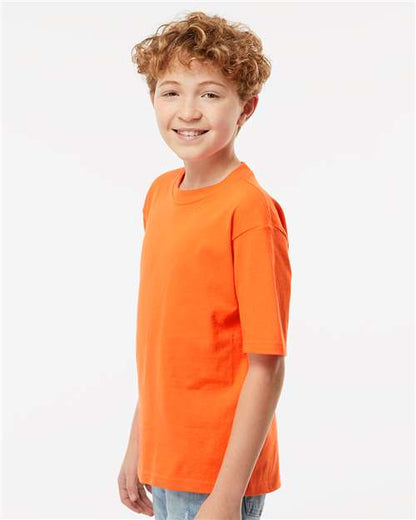 M&O Youth Gold Soft Touch T-Shirt 4850 Orange