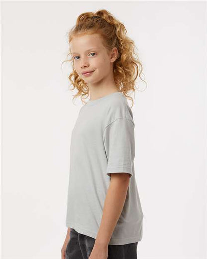 M&O Youth Gold Soft Touch T-Shirt 4850 Platinum