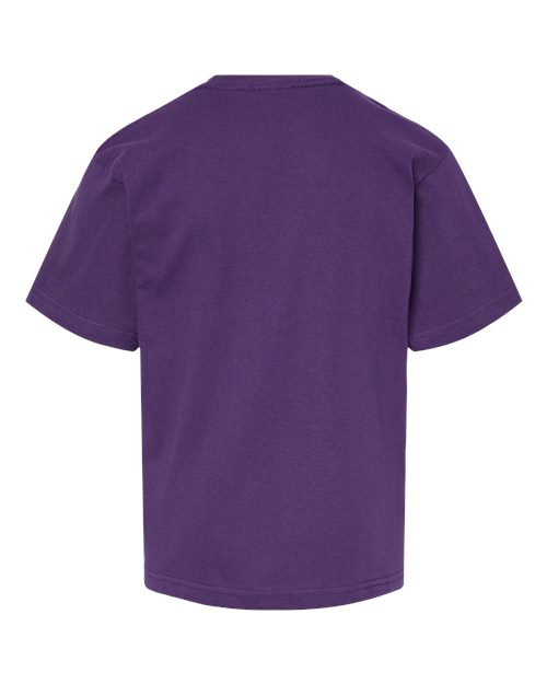 M&O Youth Gold Soft Touch T-Shirt 4850 Purple
